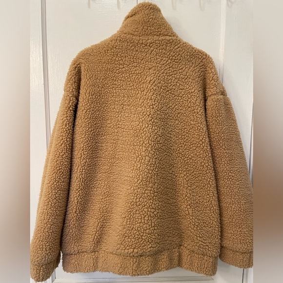 I.AM.GIA Pixie Coat Teddy Sherpa Caramel Oversized - Picture 2 of 10